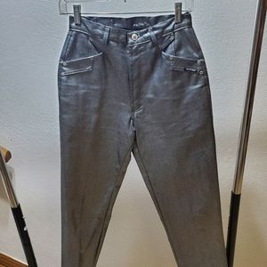 RARE * Rockies Vintage Pleather Western Jeans